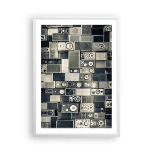 Poster în ramă albă - Și totul este în regulă - 50x70 cm