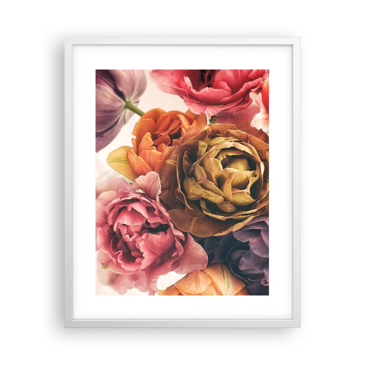 Poster în ramă albă - Sărbătorirea vieții - 40x50 cm