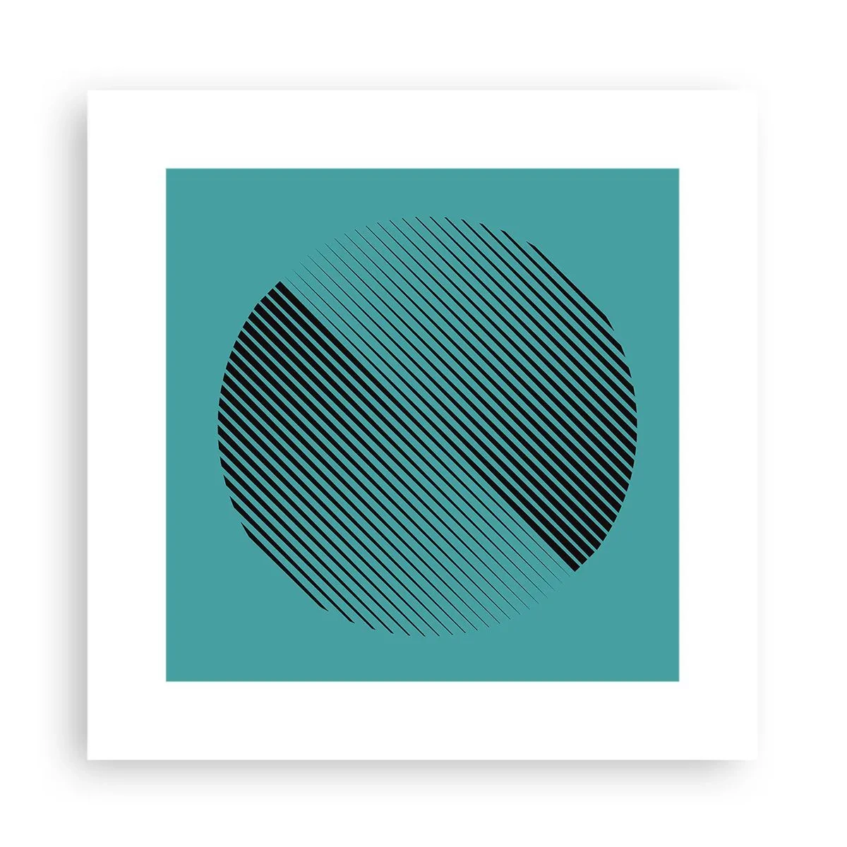 Poster - Cercul - o variație geometrică - 30x30 cm