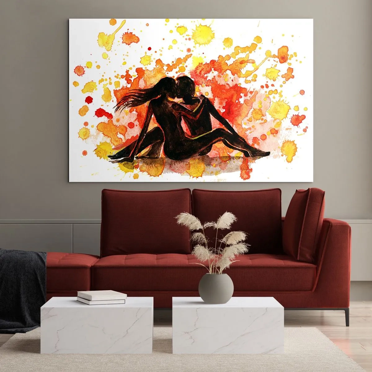 Tablou pe sticlă - Şi a fost lumină - 100x70 cm