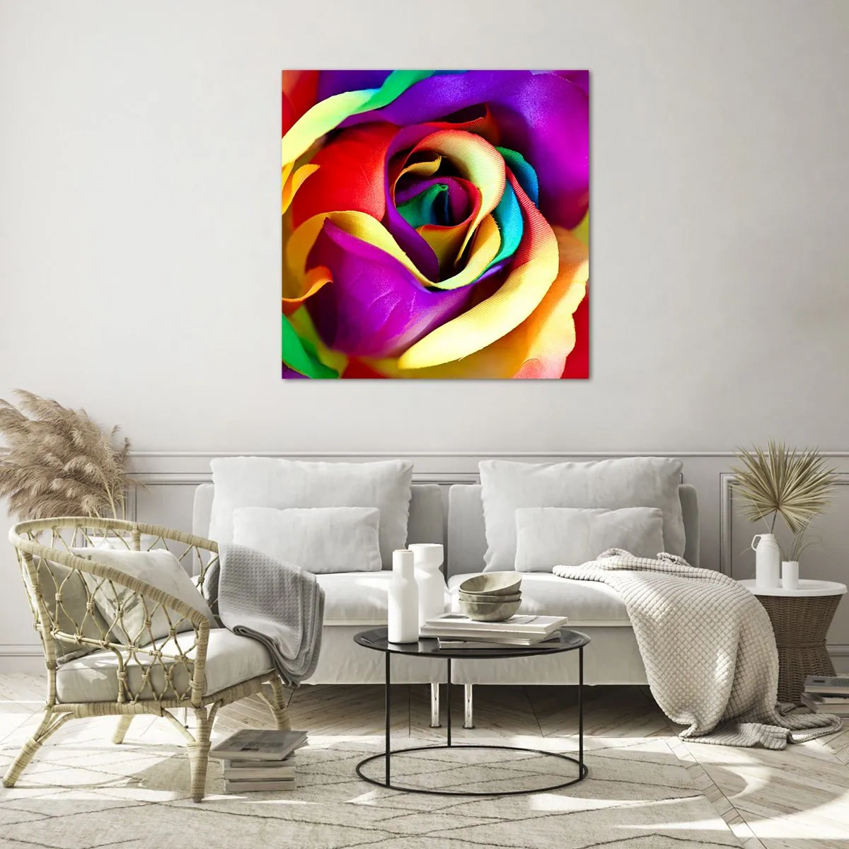 Tablou pe sticlă - Acest lucru este imposibil - 50x50 cm