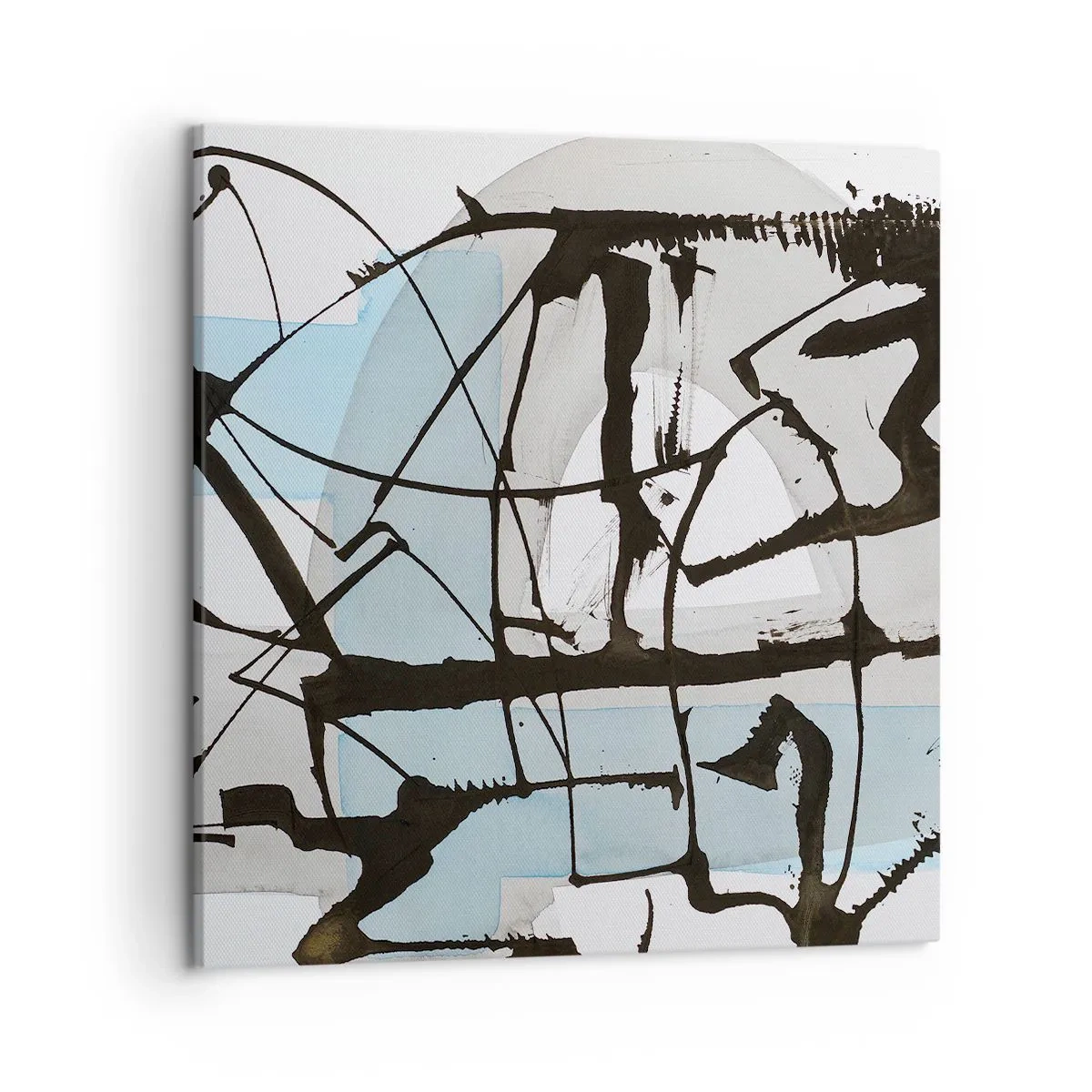 Tablou pe pânză - Cu toate acestea, albastru - 50x50 cm