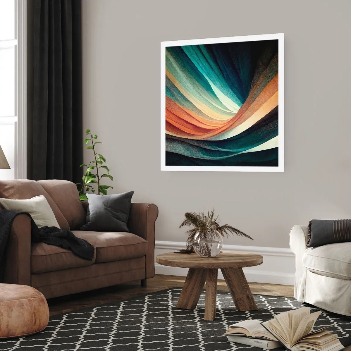 Poster - Țesute din culori - 50x50 cm