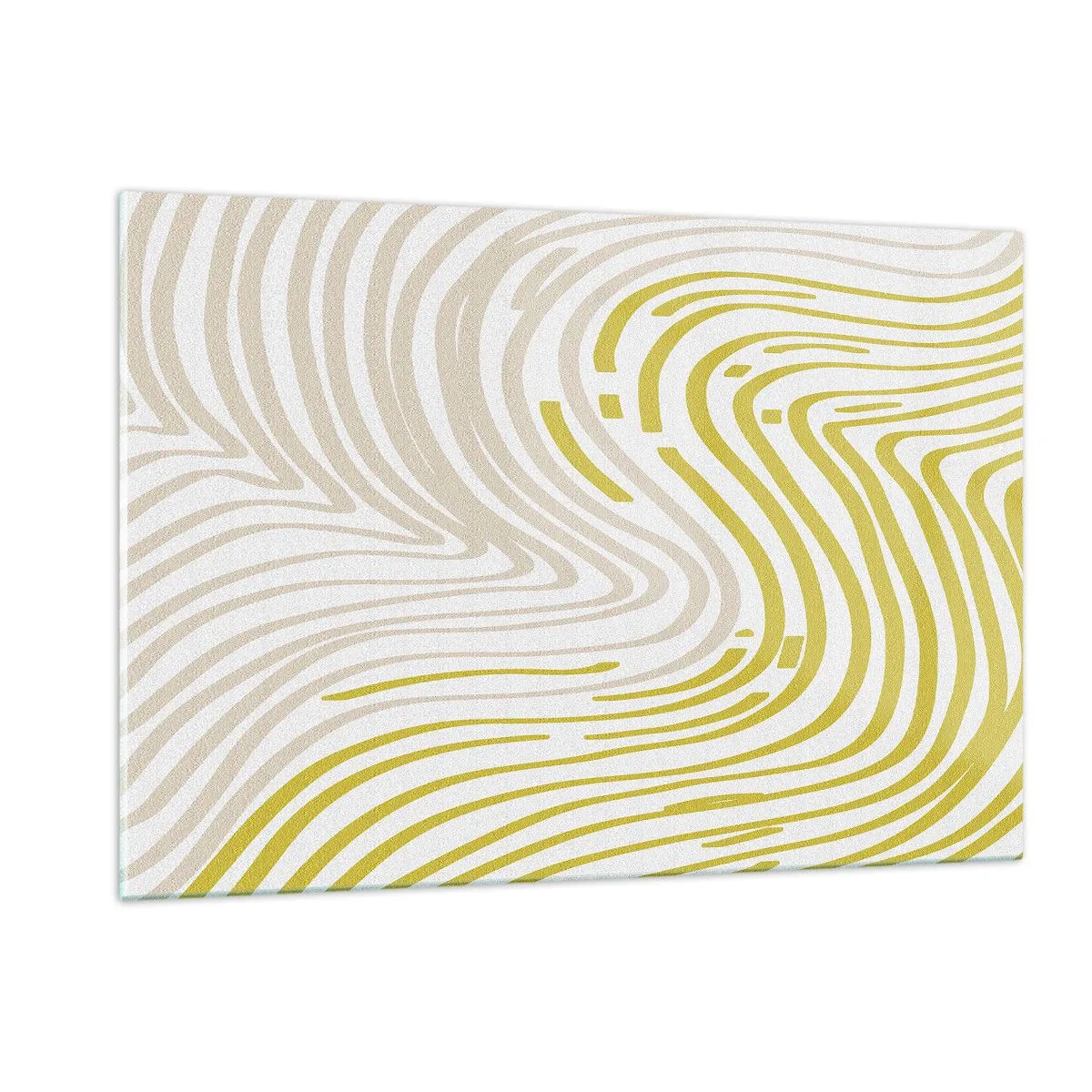 Tablou pe sticlă - Compoziție cu cambrare ușoară - 120x80 cm