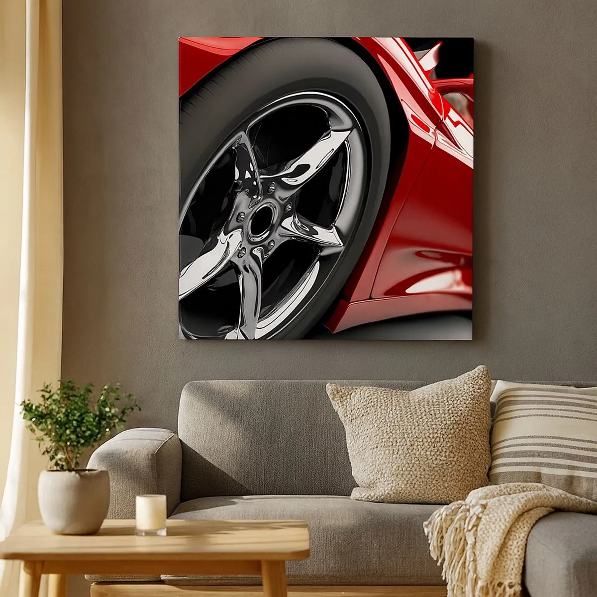 Tablou pe pânză - Construit pentru viteză - 30x30 cm