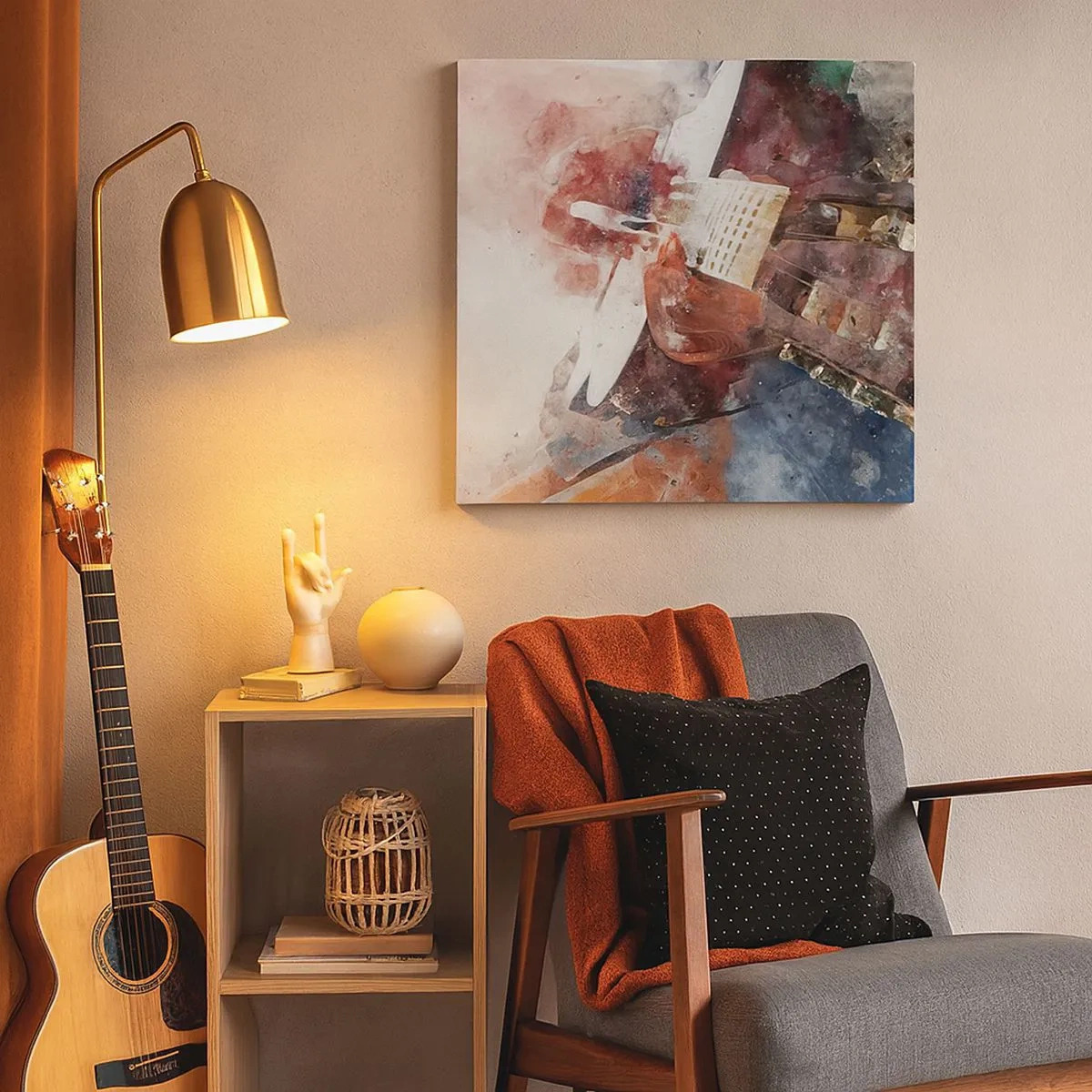 Tablou pe pânză - Și ce părere ai? - 30x30 cm