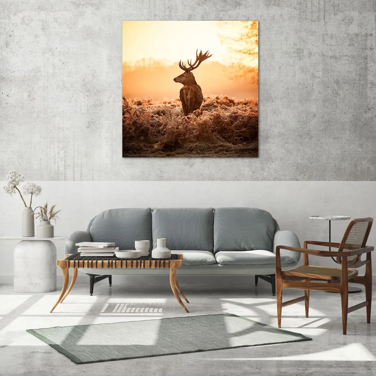 Tablou pe sticlă - Stăpânul conacului - 50x50 cm