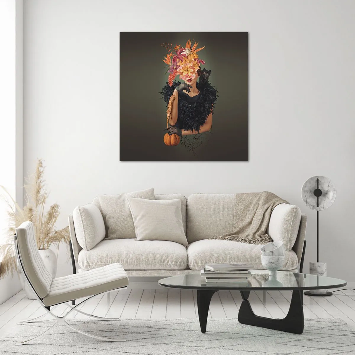 Tablou pe sticlă - Magia vrăjitoarei - 70x70 cm