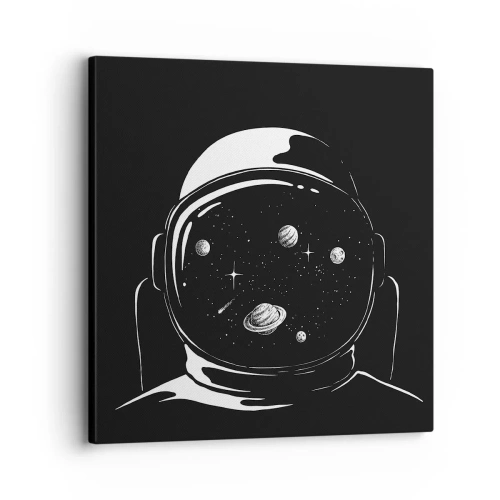 Tablou pe pânză - Mișto priveliște - 30x30 cm