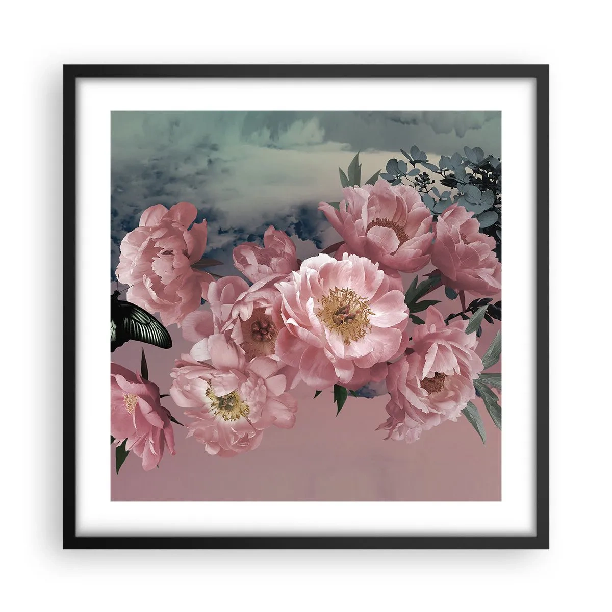 Poster în ramă neagră - Apogeul romantismului - 50x50 cm