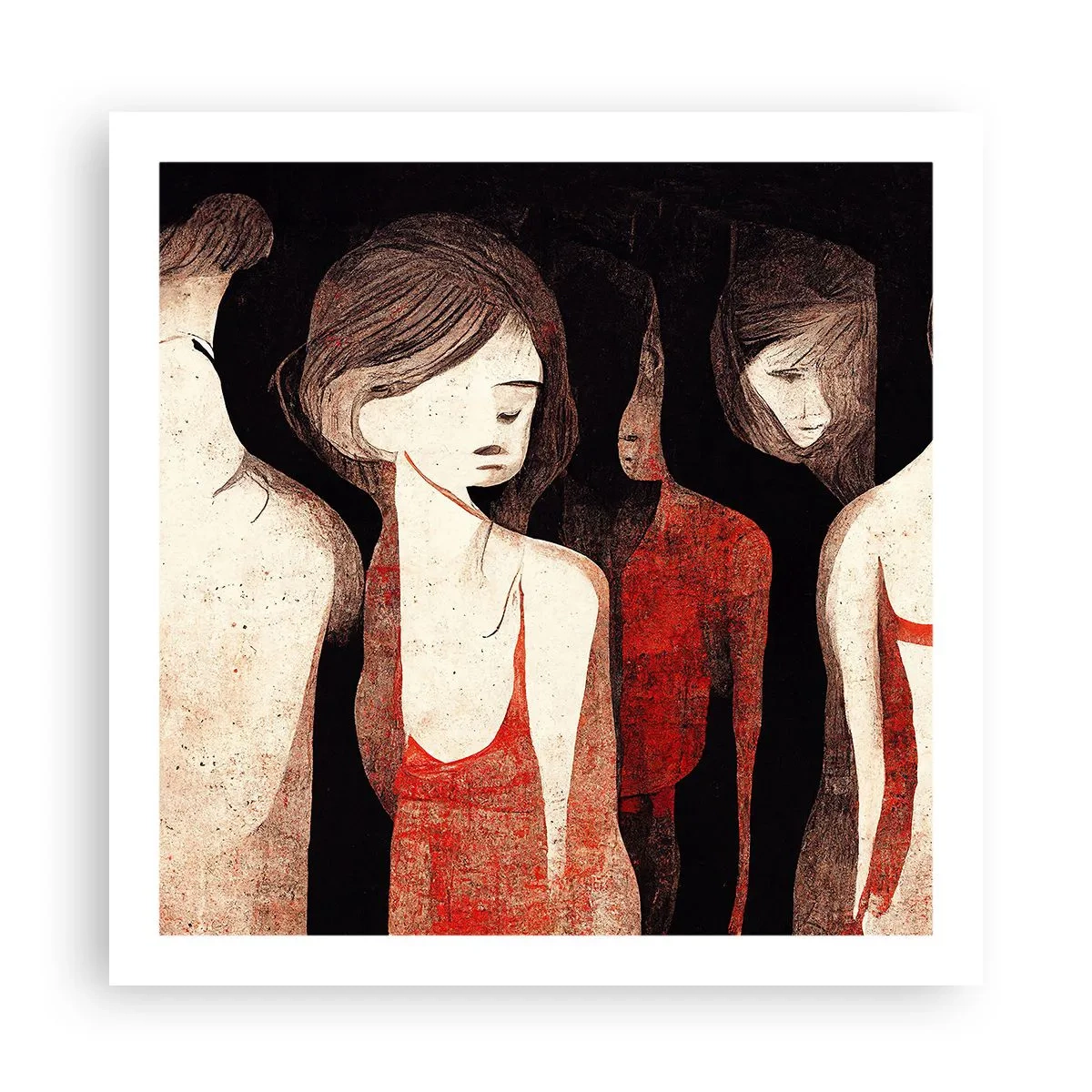 Poster - Madonele întunericului - 60x60 cm