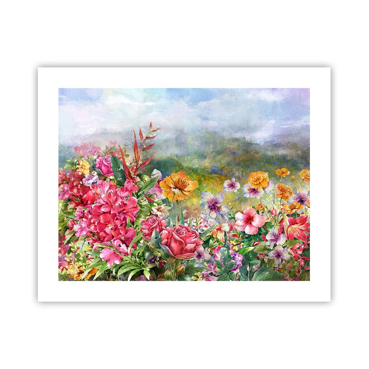 Poster - O grădină înnebunită - 50x40 cm