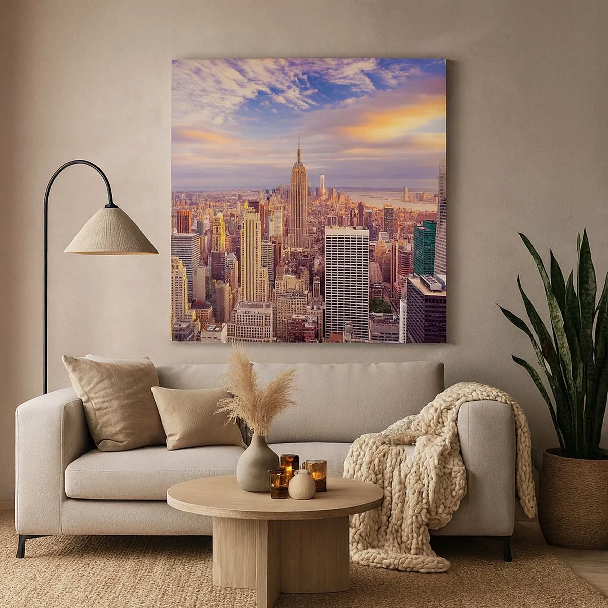 Tablou pe pânză - Ajungeți la nori înșiși - 30x30 cm