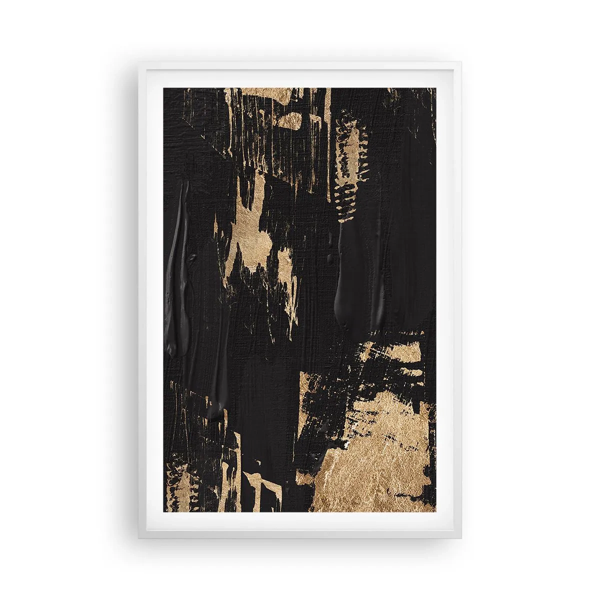 Poster în ramă albă - O urmă de atingere - 61x91 cm