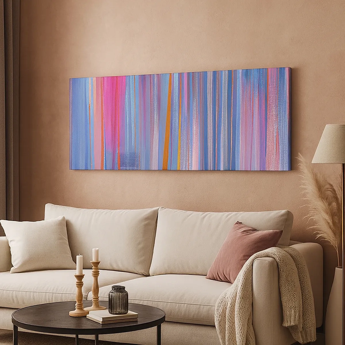 Tablou pe pânză - Să intrăm în curcubeu - 30x30 cm