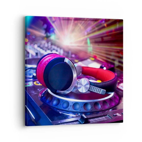 Tablou pe pânză - Imediat începe distracția - 30x30 cm