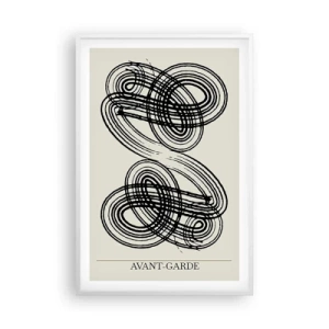 Poster în ramă albă - A apărut spontan - 61x91 cm