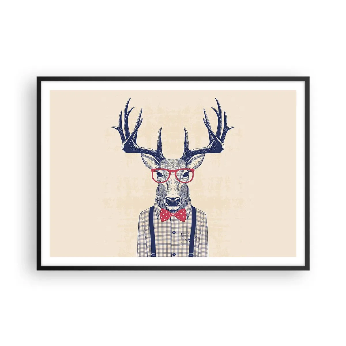 Poster în ramă neagră - O extravaganță jucăușă - 100x70 cm