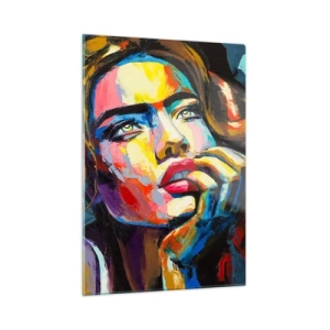 Tablou pe sticlă - Visele ca niște păsări se înalță pe cer - 50x70 cm