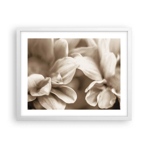 Poster în ramă albă - Blânde ca un zâmbet - 50x40 cm