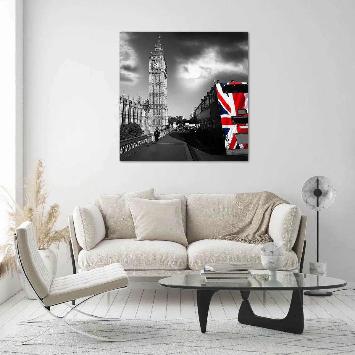 Tablou pe sticlă - Mândru și mare - 30x30 cm