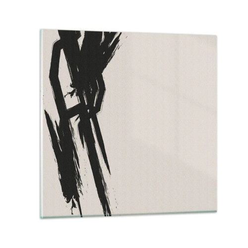 Tablou pe sticlă - Un impuls de neoprit - 70x70 cm