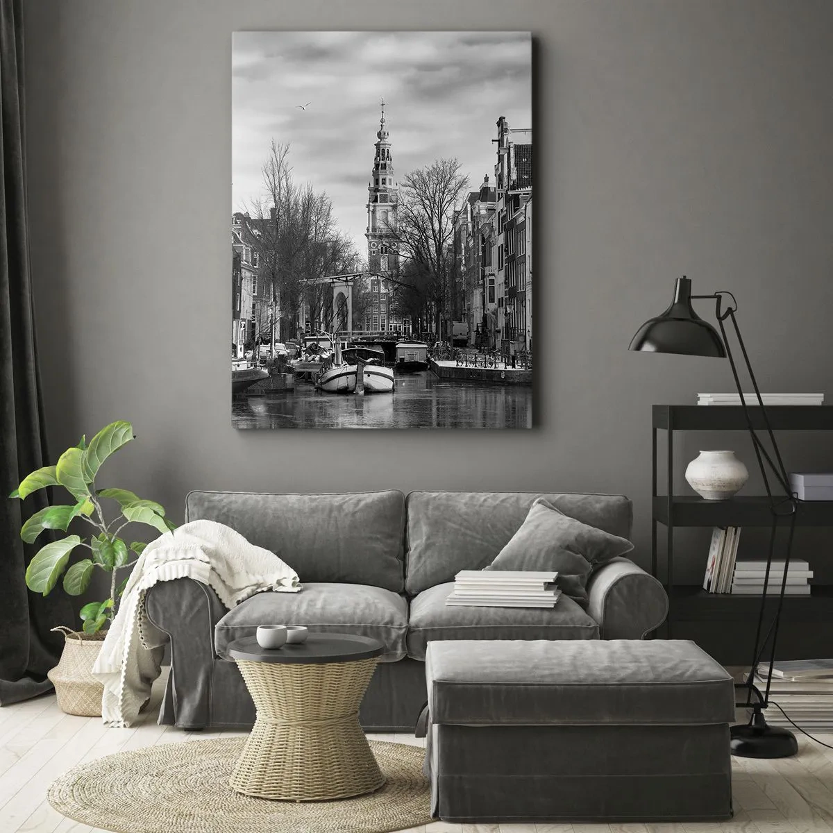 Tablou pe pânză - Amsterdam vibes - 65x120 cm