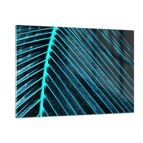 Tablou pe sticlă - Textura verdelui - 120x80 cm