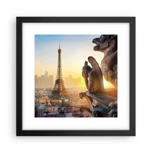 Poster în ramă neagră - S-au schimbat multe... - 30x30 cm