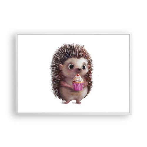 Poster în ramă albă - Fiecare zi este o sărbătoare - 100x70 cm