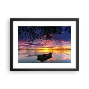 Poster în ramă neagră - "Pari să plutești în mijlocul cerului...” - 40x30 cm