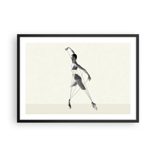 Poster în ramă neagră - Într-un teatru de lumină - 70x50 cm