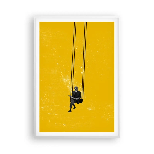 Poster în ramă albă - O zi ca oricare alta - 70x100 cm