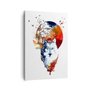 Tablou pe pânză - Bot în bot cu noaptea - 70x100 cm