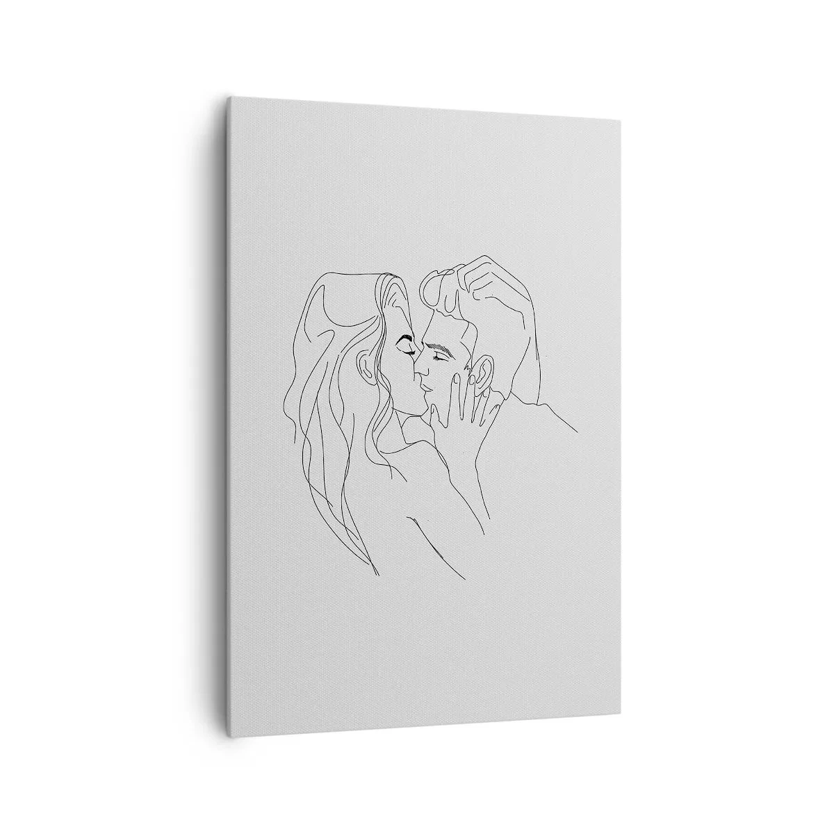 Tablou pe pânză - Cu aceeași linie - 70x100 cm