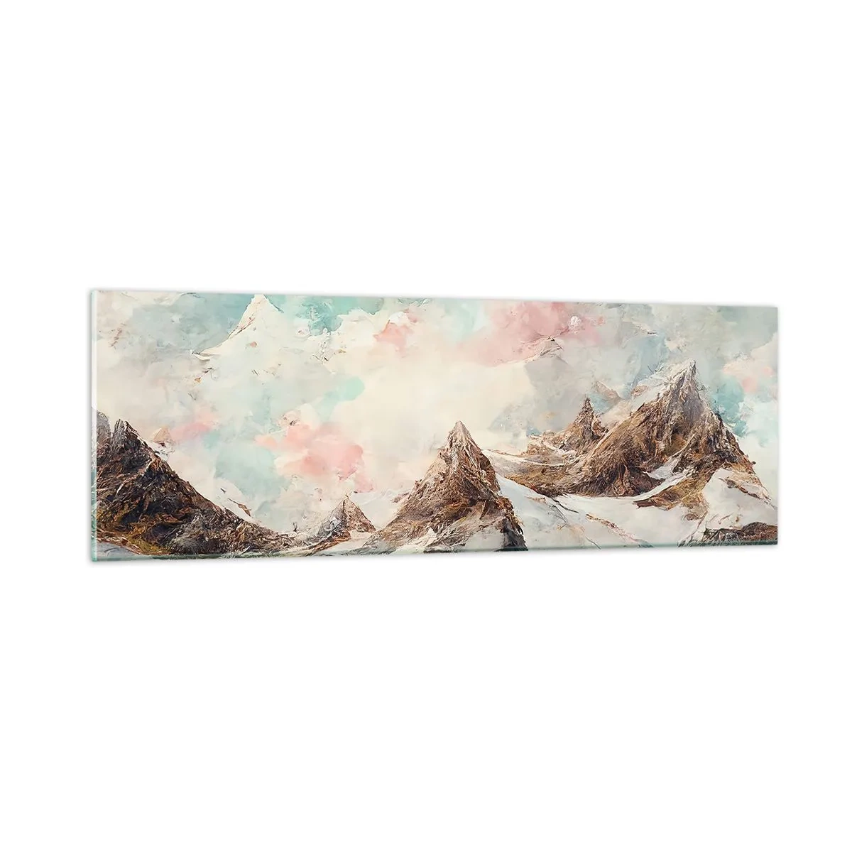 Tablou pe sticlă - Lame de piatră - 90x30 cm