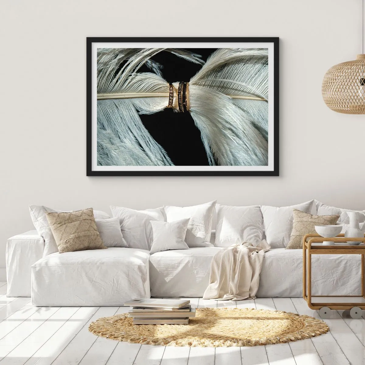 Poster în ramă neagră - ...și nu te voi părăsi.. - 91x61 cm