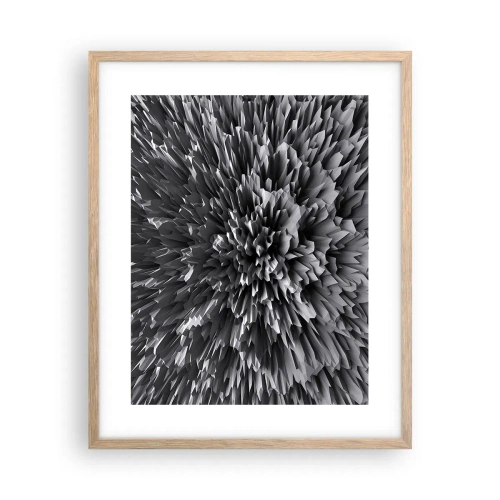 Poster în ramă de stejar deschis - Mai ascuțit nu se poate - 40x50 cm