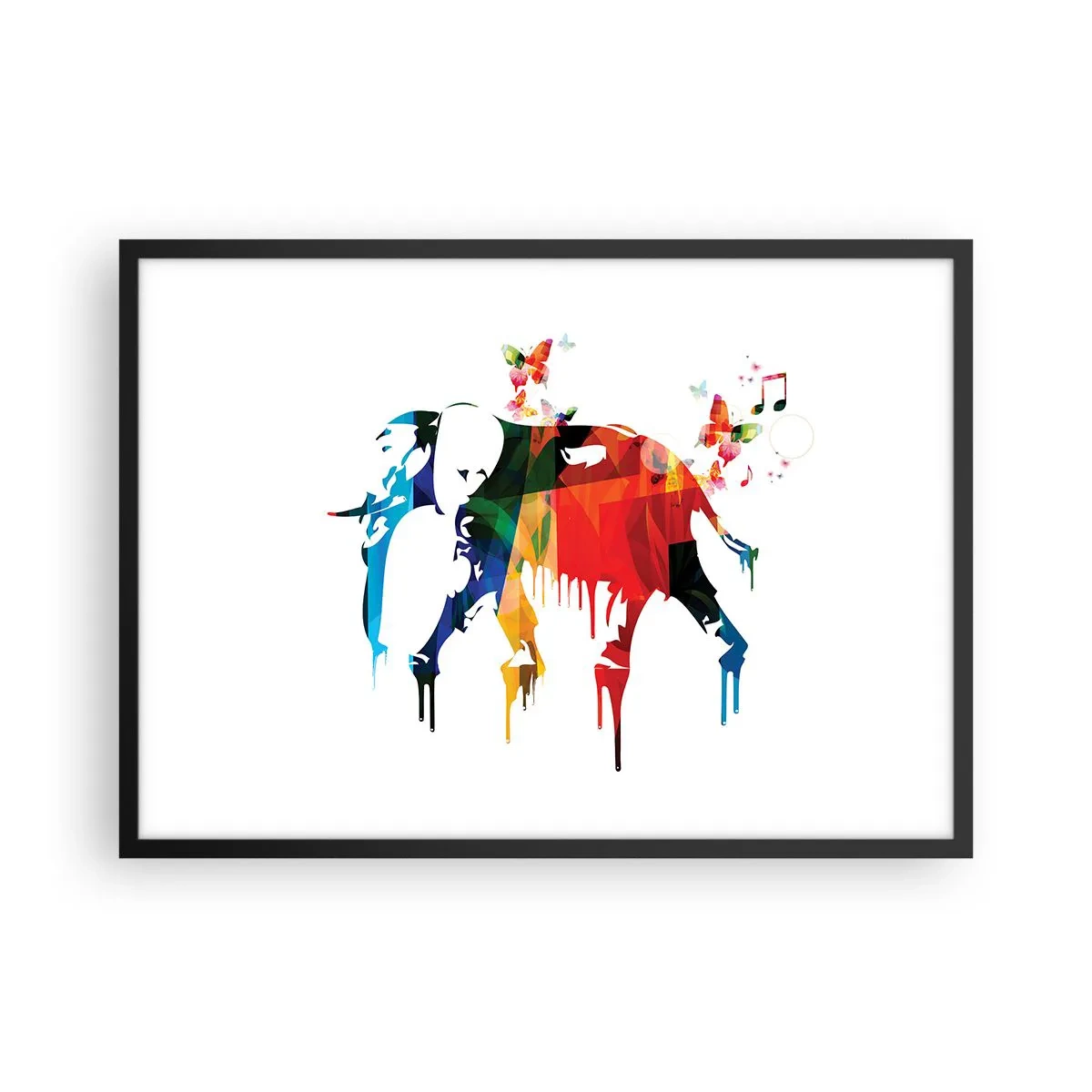 Poster în ramă neagră - Toată lumea poate dansa - 70x50 cm