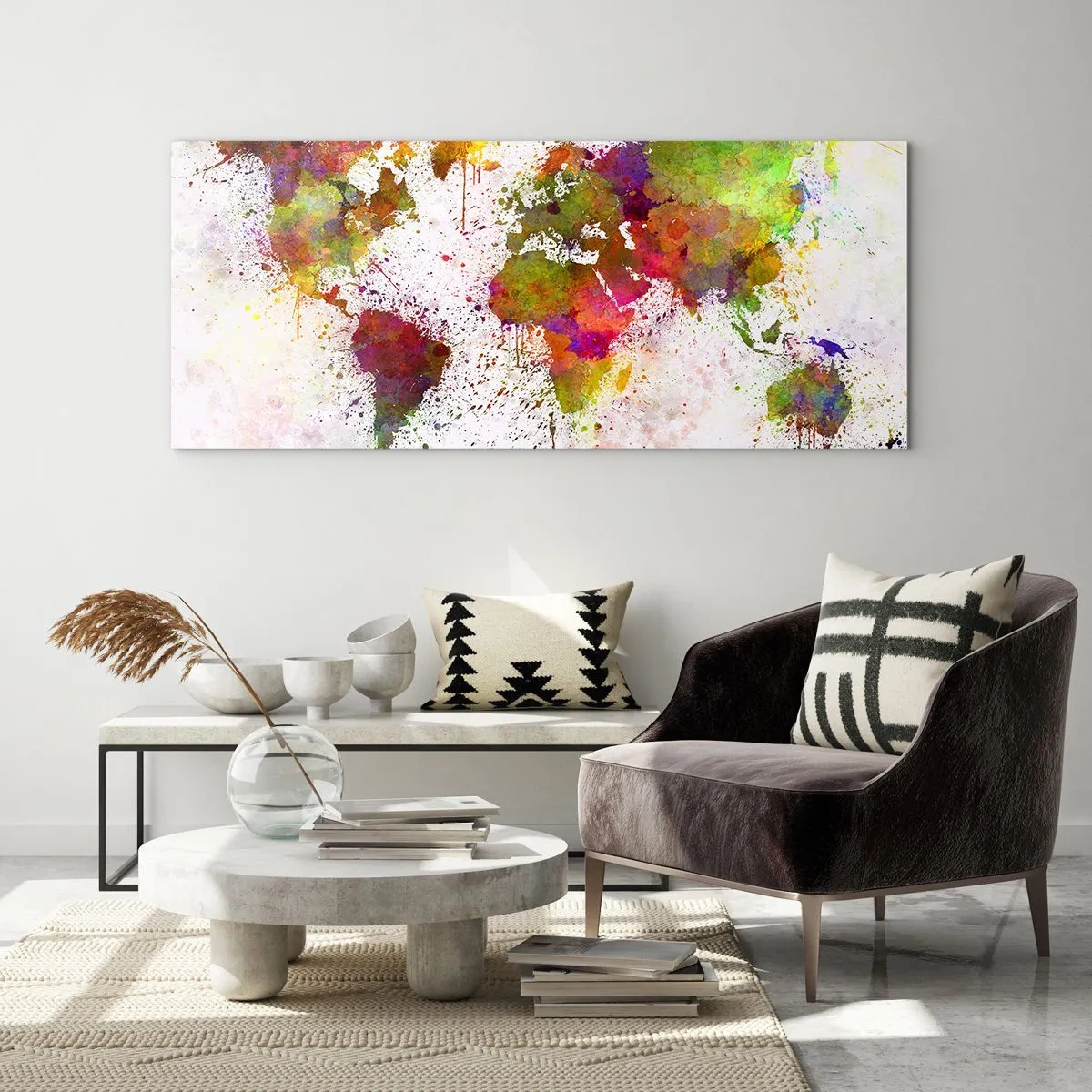 Tablou pe sticlă - Cumva a ieșit așa - 100x40 cm