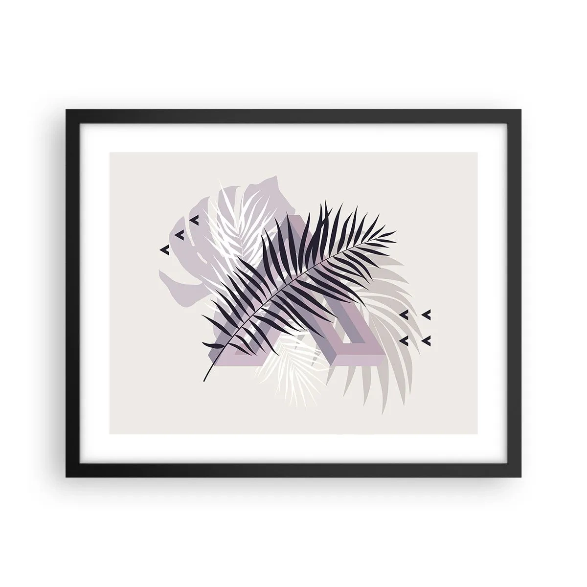 Poster în ramă neagră - Umbra unei umbre - 50x40 cm