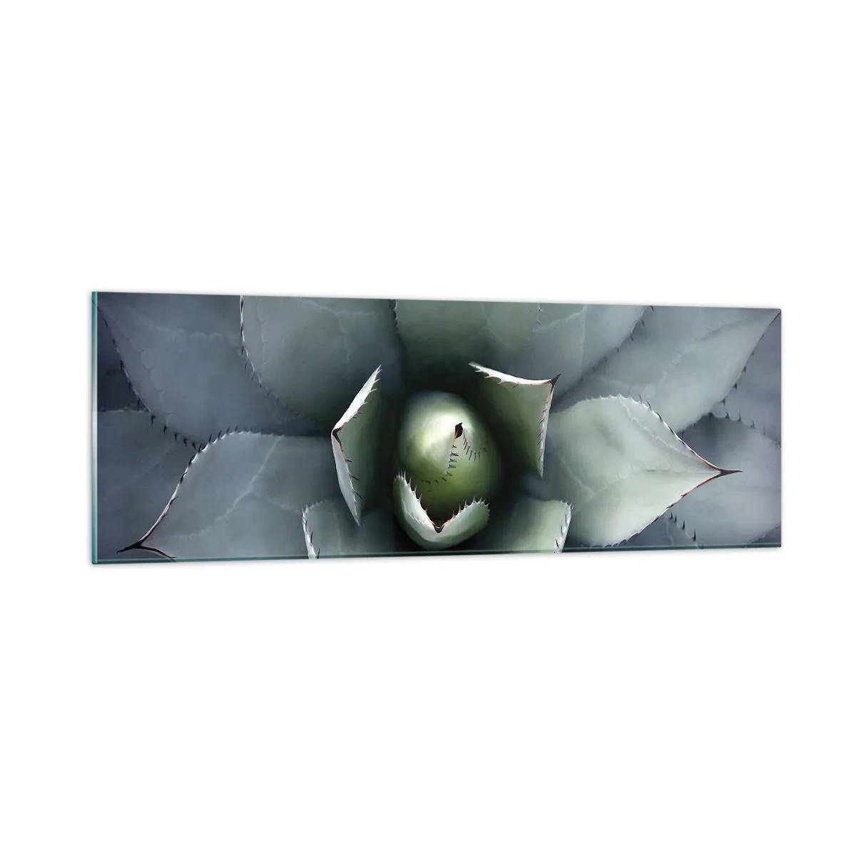 Tablou pe sticlă - Momește și avertizează - 90x30 cm