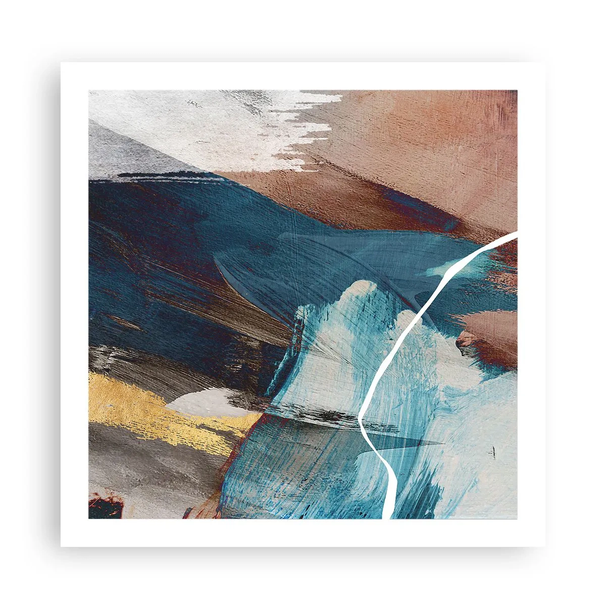 Poster - Cu fler și energie - 60x60 cm