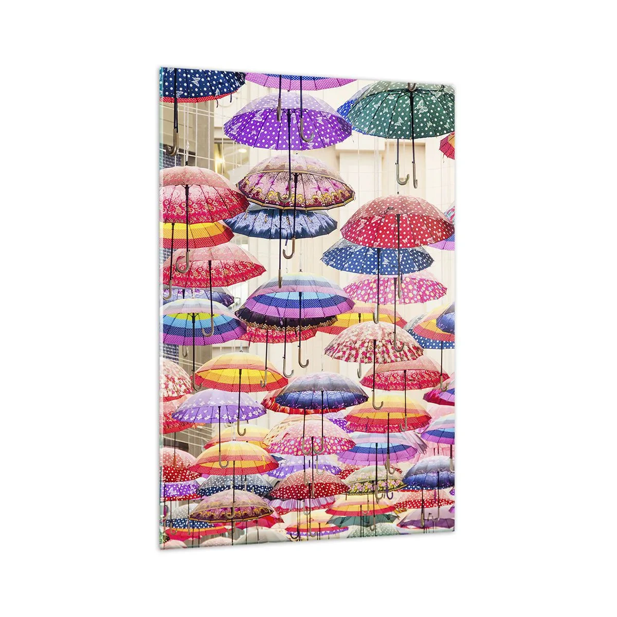 Tablou pe sticlă - Pajiște urbană - 70x100 cm