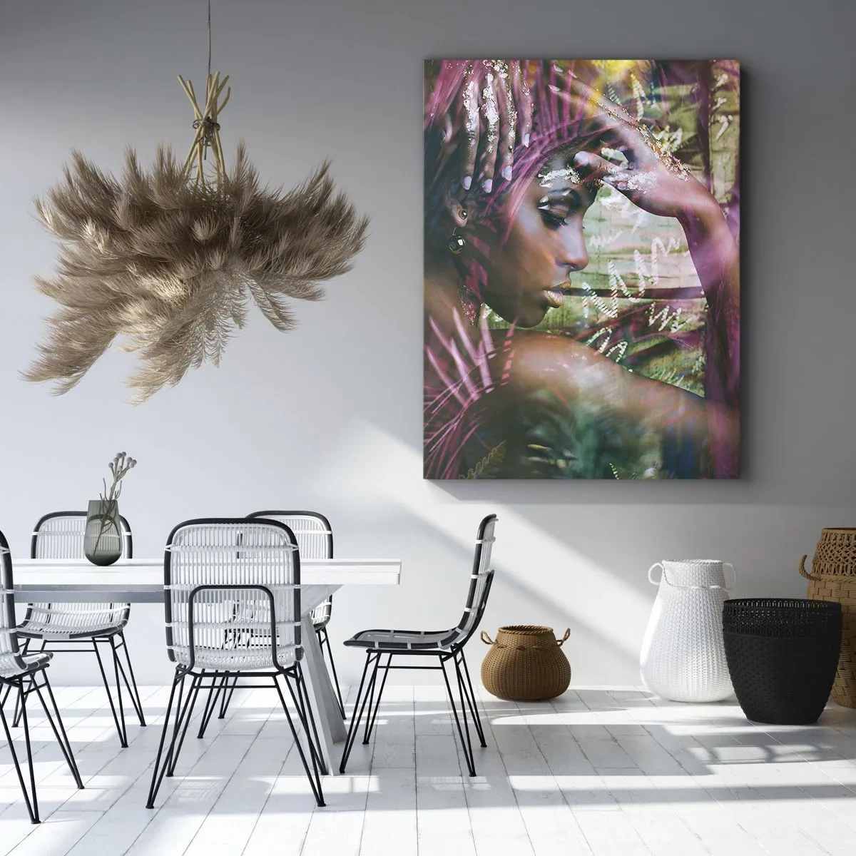 Tablou pe pânză - Mama Natură în junglă - 50x70 cm