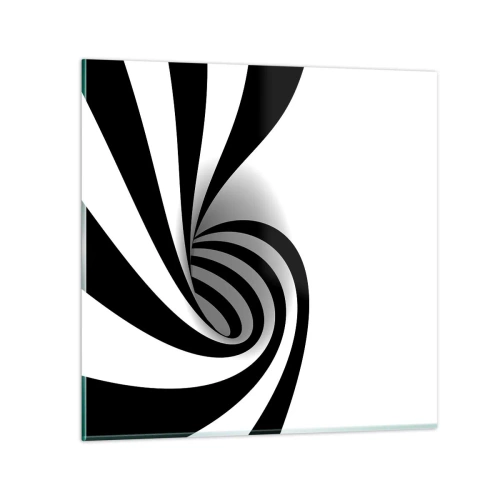 Tablou pe sticlă - Și totuși se mișcă - 40x40 cm