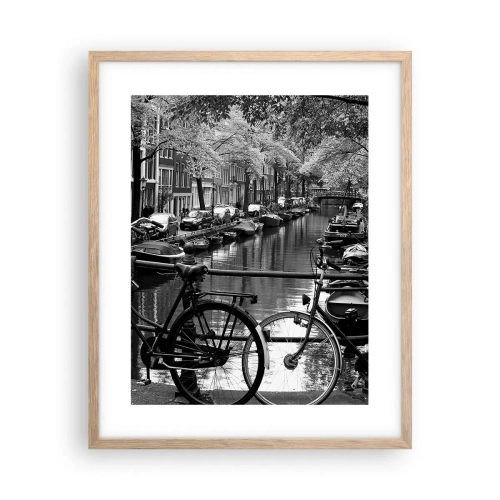 Poster în ramă de stejar deschis - O perspectivă foarte olandeză - 40x50 cm