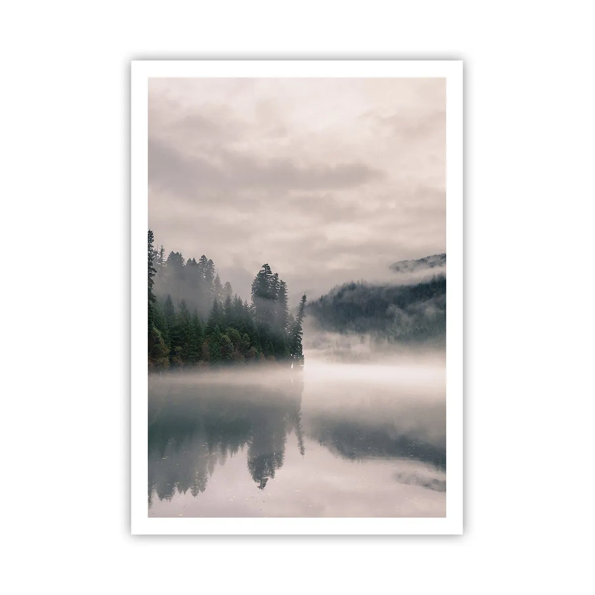 Poster - În reverie, în ceață - 70x100 cm