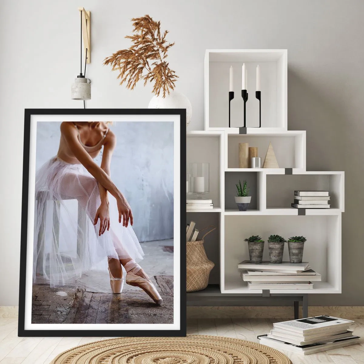 Poster în ramă neagră - Înainte ca luminile rampei să strălucească - 61x91 cm