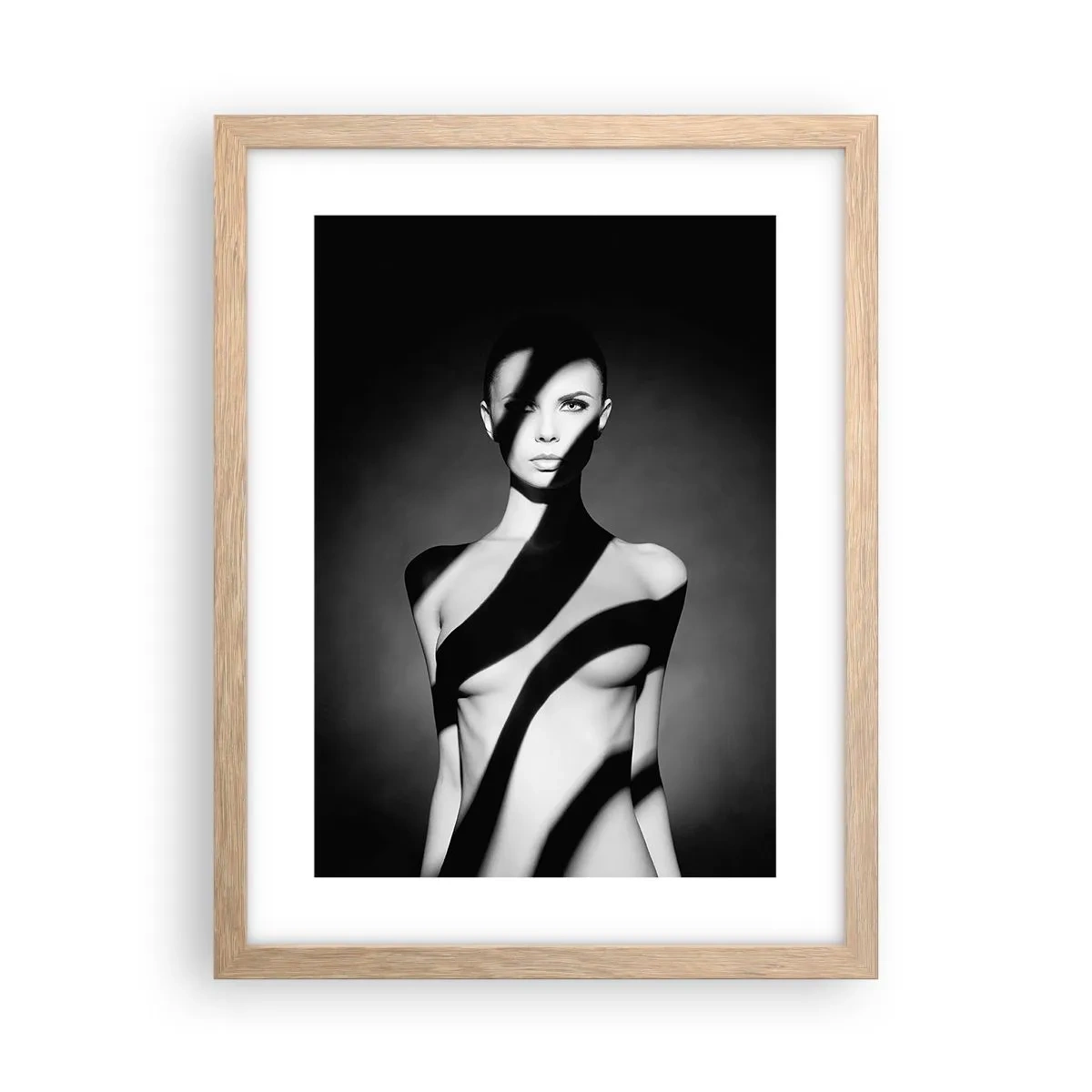 Poster în ramă de stejar deschis - La strălucire și la umbră - 30x40 cm